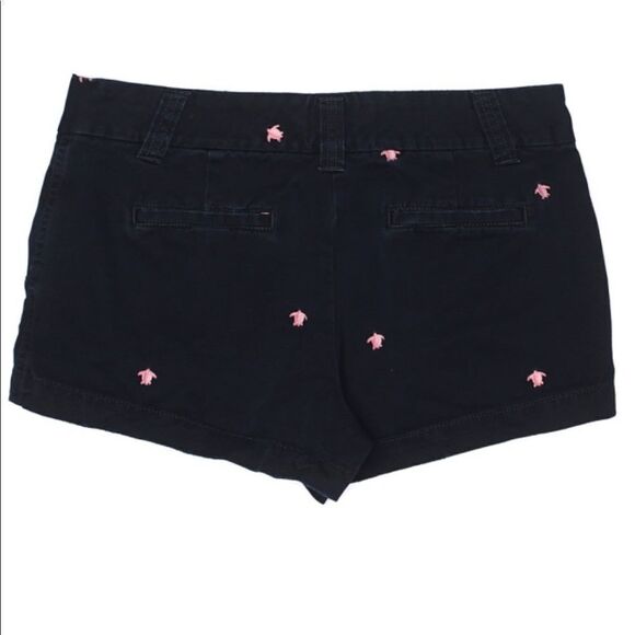 💙 J. Crew Critter Shorts - Navy with Pink Turtles - Picture 2 of 2